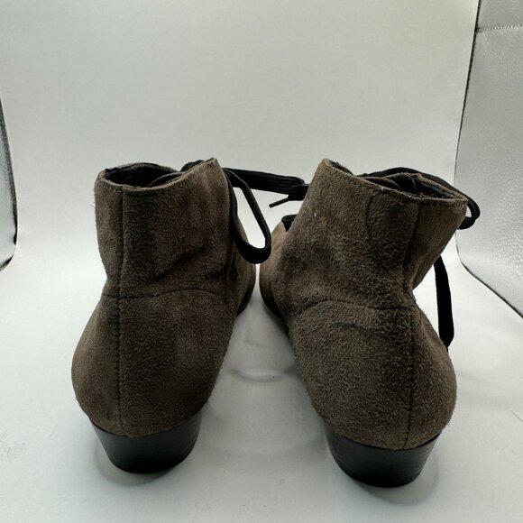 New Munro American Women's Dulce Vita Lace Up Brown Suede Ankle Boot Size 7 $150 - Picture 3 of 5